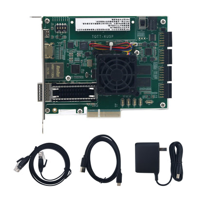 HamGeek XCKU5P Development Board FMCPCIE3.0 HDMI-compatible 100G Gigabit Ethernet for FPGA Development