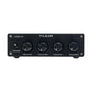 XZD-A1 Audio Signal Distributor Audio Distributor 1 Input 4 Output (Black Panel) with 12V/1.8A Power Adapter
