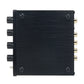 XZD-A1 Audio Signal Distributor Audio Distributor 1 Input 4 Output (Black Panel) with 12V/1.8A Power Adapter