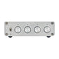 XZD-A1 Audio Signal Distributor Audio Distributor 1 Input 4 Output (Silvery Panel) with 12V/1.8A Power Adapter
