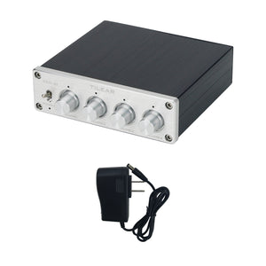 XZD-A1 Audio Signal Distributor Audio Distributor 1 Input 4 Output (Silvery Panel) with 12V/1.8A Power Adapter