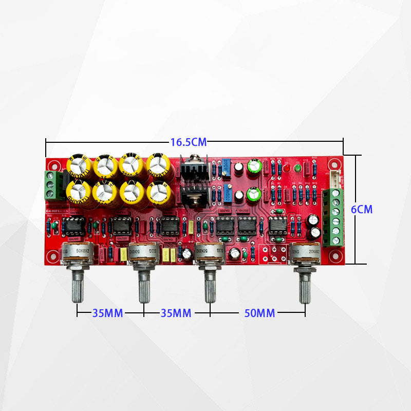 C4 Preamplifier Board Low Distortion HiFi Audio Tuning Module Replacement for Mclntosh (Potentiometer Distance 35-35-50)