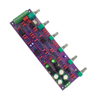 Stereo + Subwoofer Output 2.1 HiFi Preamplifier Board Front-stage Amplifier Module 15W AC Dual 12-18V