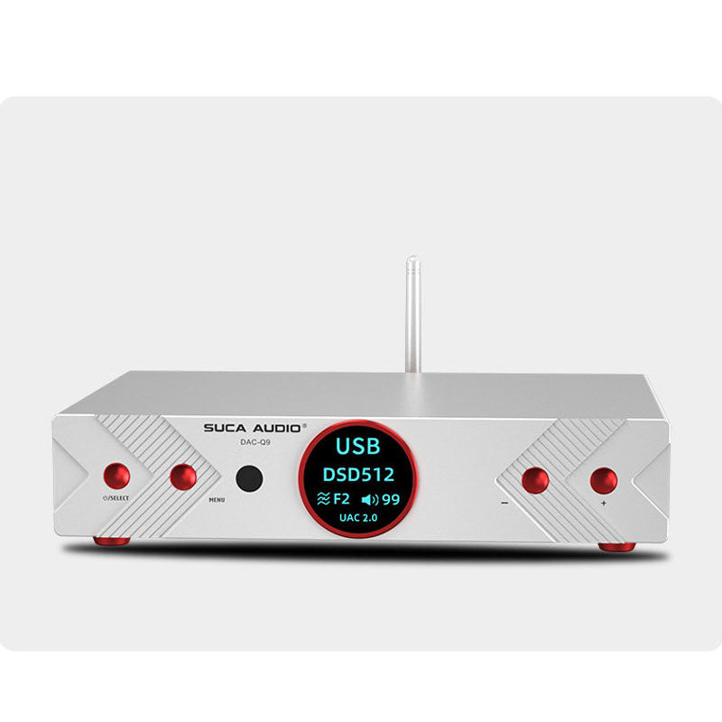 SUCA AUDIO Q9 AK4191+AK4499 Bluetooth5.1 Lossless HiFi DSD Hardware Decoding DAC Audio Decoder with OLED Display