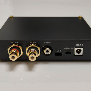 TZT V4 R2R DAC Audio Decoder Zero Background Noise 0.1PPM TCXO High Precision Dynamic Compensation Decoder
