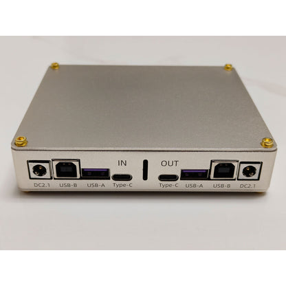 TZT 480Mbps USB Isolator Converter Data Restructuring Type-C USB-A USB-B 0.1PPM High Precision TCXO CH318T Isolation