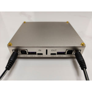 TZT 480Mbps USB Isolator Converter Data Restructuring Type-C USB-A USB-B 0.1PPM High Precision TCXO CH318T Isolation