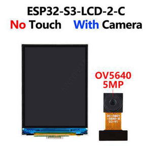 ESP32-S3-LCD-2-C Camera Development Board 2-inch 240x320 LCD 2.4GHz WiFi Bluetooth5 MCU Board (No Touch/OV5640-5MP Camera)