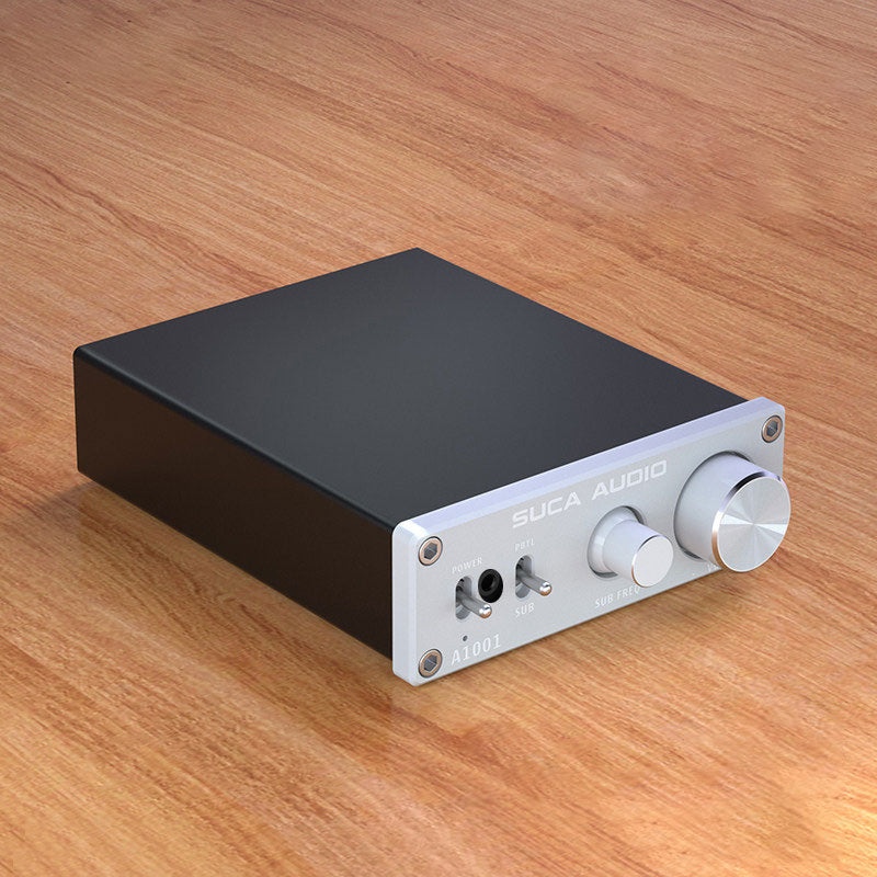 Silvery A1001 Mono AV Home Theater 2.1/5.1 Subwoofer Digital Power Amplifier Support Full Frequency/Bass Dual Modes