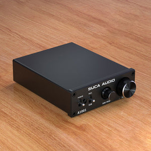 Black A1001 Mono AV Home Theater 2.1/5.1 Subwoofer Digital Power Amplifier Support Full Frequency/Bass Dual Modes
