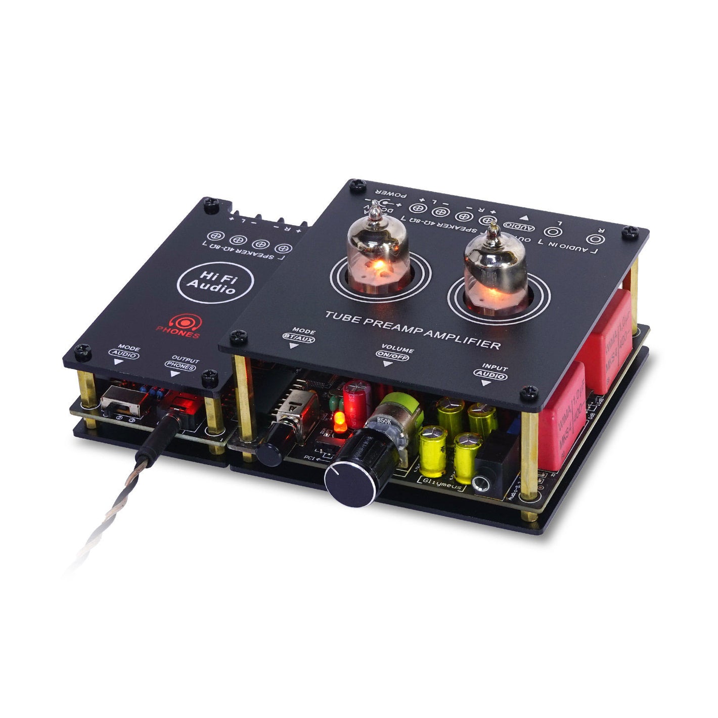 2025 M18 Mini Bluetooth5.3 HiFi 6N15 Electronic Tube Amplifier STA540 Headphone Amplifier Module