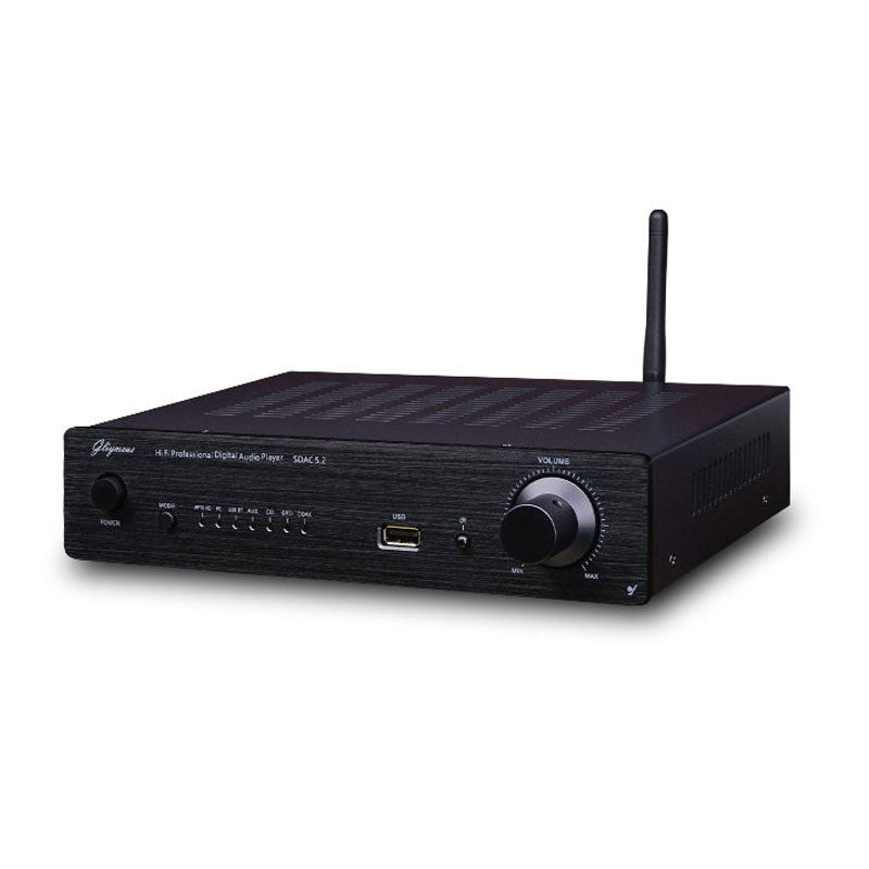 Black ES9039 HiFi Professional Lossless Bluetooth Digital Audio Player Decoder DAC CS8406+PCM1802