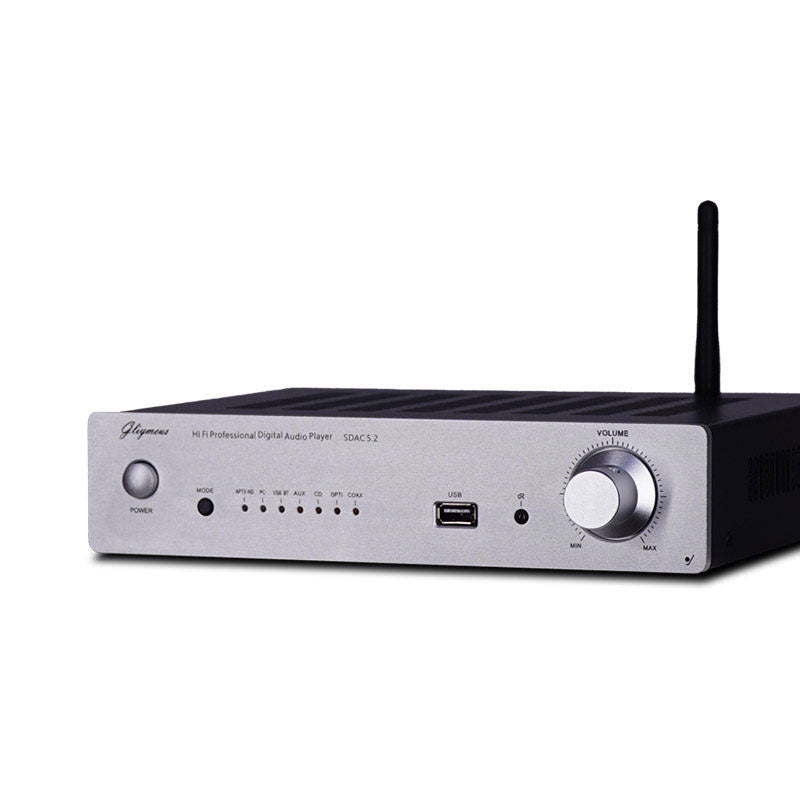 Silvery ES9039 HiFi Professional Lossless Bluetooth Digital Audio Player Decoder DAC CS8406+PCM1802