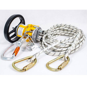 Professional Version 100M Rope Multifunctional Lifter Electrical Descender Portable Lift Retarder for 9.5-10MM Rope Climbing