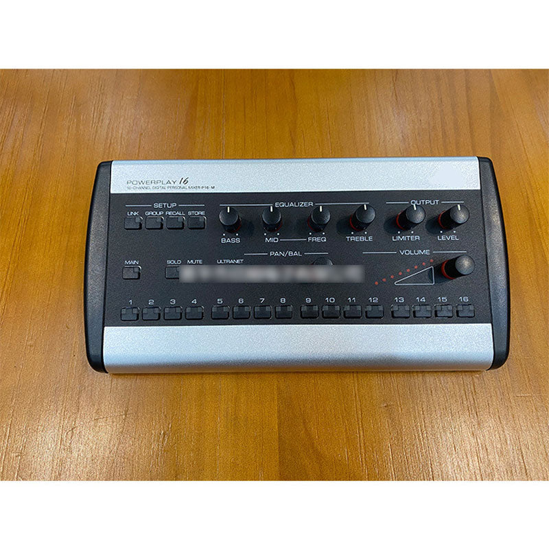 P16-M 16-Channel Personal Monitoring Mixer Digital Stereo Mixer 24Bit A/D Converter for Band/Stage Performance