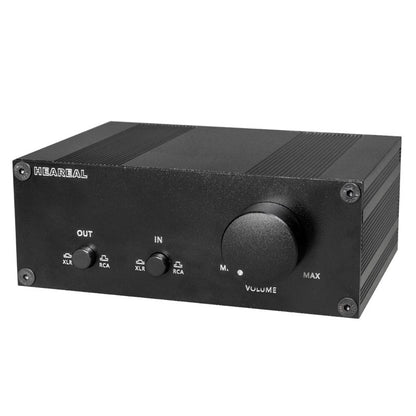 Heareal QX2 Passive Audio Switch 2-IN 2-OUT Fully Balanced XLR RCA Dual Channel Lossless Converter