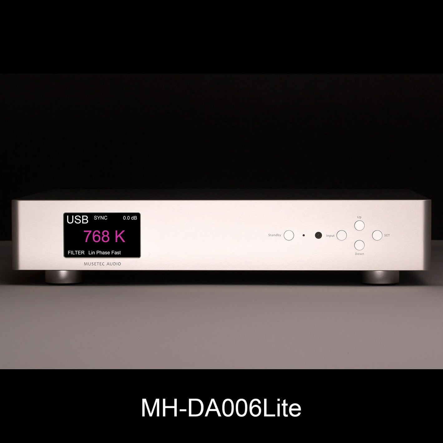 DA006Lite Silvery 2xES9039PRO DAC Built-in UDB Digital Interface Audio Decoder Fully Discrete Analog Output