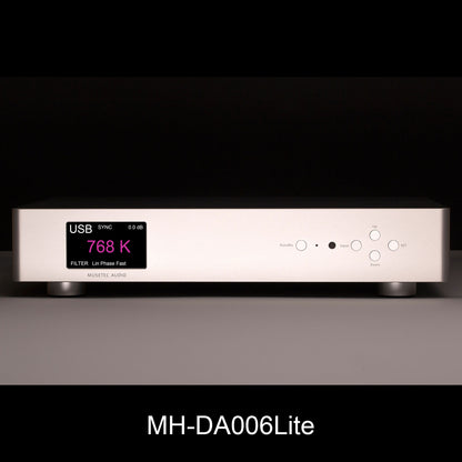 DA006Lite Silvery 2xES9039PRO DAC Built-in UDB Digital Interface Audio Decoder Fully Discrete Analog Output