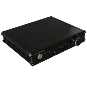LA6 Pure Class A Headphone Amplifier Low Distortion Audio Amplifier Support Analog Input (Black Panel)