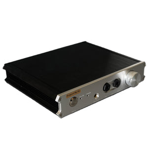 LA6 Pure Class A Headphone Amplifier Low Distortion Audio Amplifier Support Analog Input (Silvery Panel)