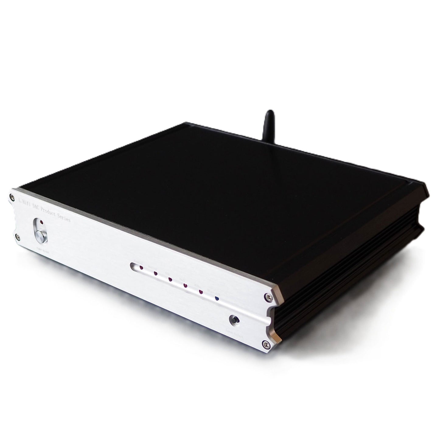 L1794DAC Dual PCM1794 Full Function HiFi Decoder Support Fiber Optic Coaxial USB Bluetooth Input (Silvery Panel)