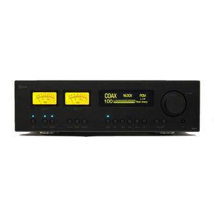 Leafaudio Black CMD29 Dual AK4499EX DSD Balanced Audio Decoder DAC Bluetooth (for Mundorf Capacitor + Yellow VU Meter)