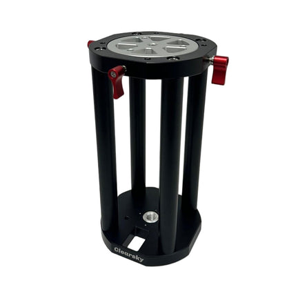 TeSeek 4 Set Screw Locking Height Increasing Joint with 124mm Diameter Connection Plate for Equatorial Mount