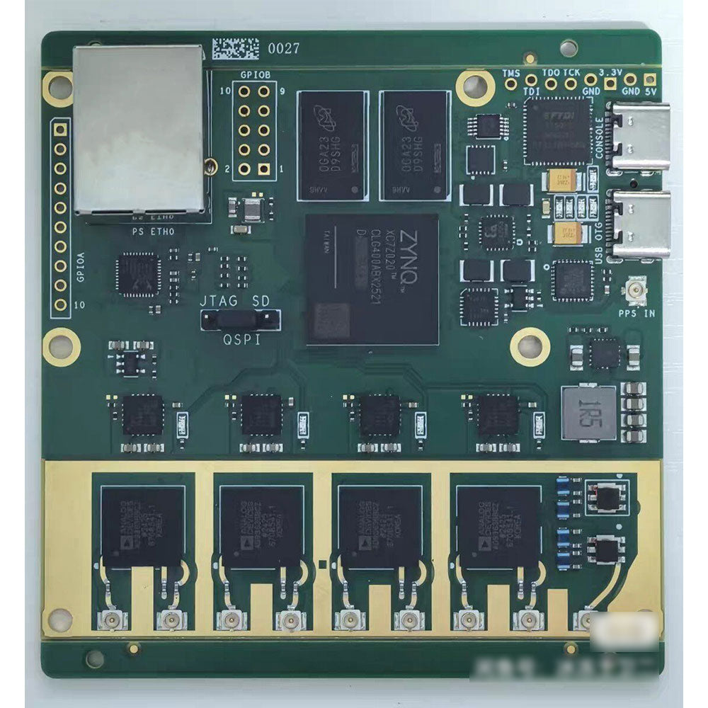 HamGeek SDR-1T8R 70MHz-6GHz SDR Development Board 1TX 8RX 4PCS AD9361 8-Channel Phase Synchronous Reception