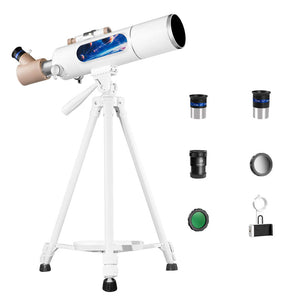 70400 New Upgraded Astronomical Telescope 70MM Aperture Monocular HD Large Screen Intelligent Stargazing with Accessory Pack
