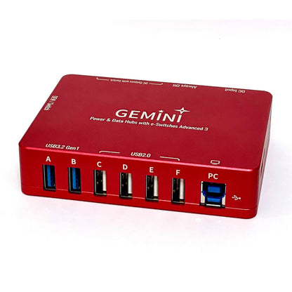 Red Gemini Astronomy Power Management Box Power and Data Hubs Advanced 3 Controller with Remote Switch Control