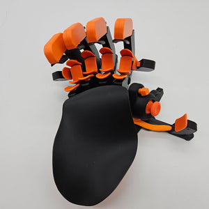 GameClaw Orange Ergonomic One-handed Keyboard 3D-Printed Customized Thumbstick Keyboard with 29 Programmable Buttons