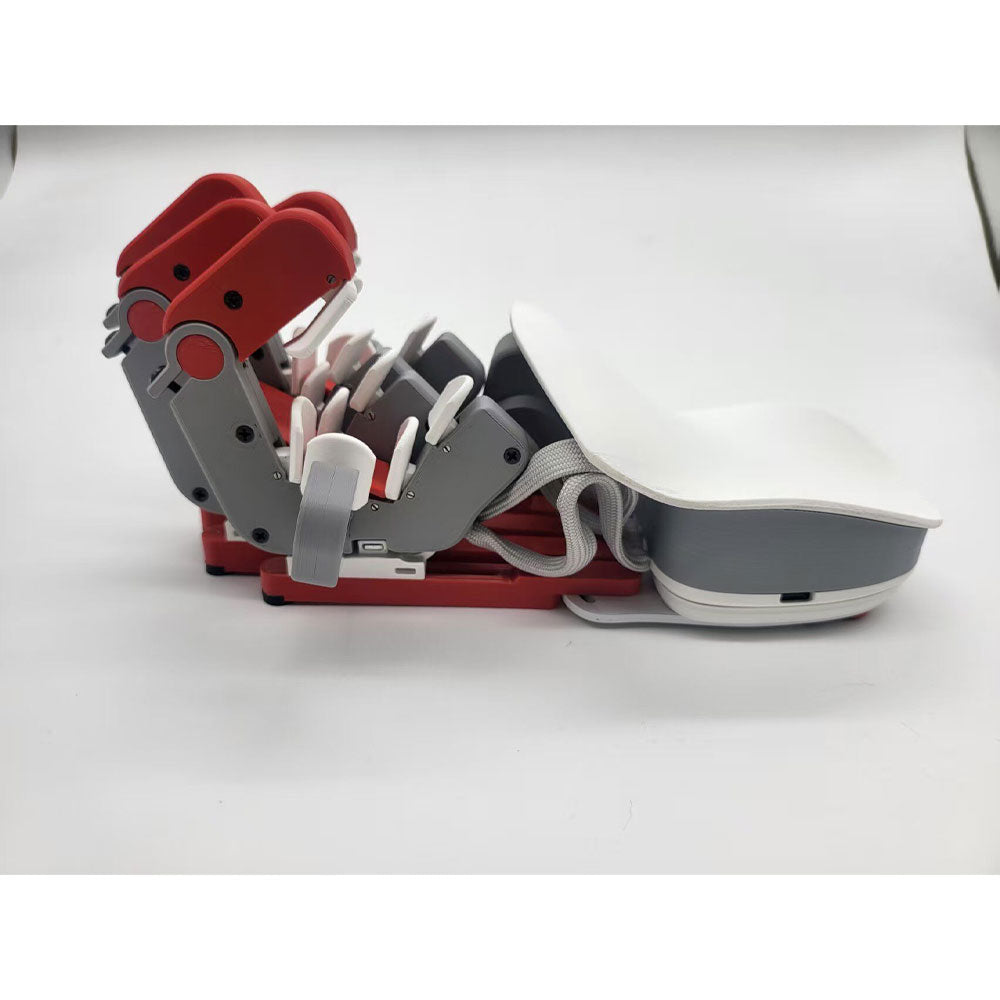 GameClaw Red+White+Grey Ergonomic One-handed Keyboard 3D-Printed Customized Thumbstick Keyboard with 29 Programmable Buttons