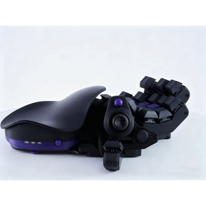 Purple Left-handed Gaming Keyboard Ergonomic One-handed Mechanical Keyboard WASD Joystick for Valorant