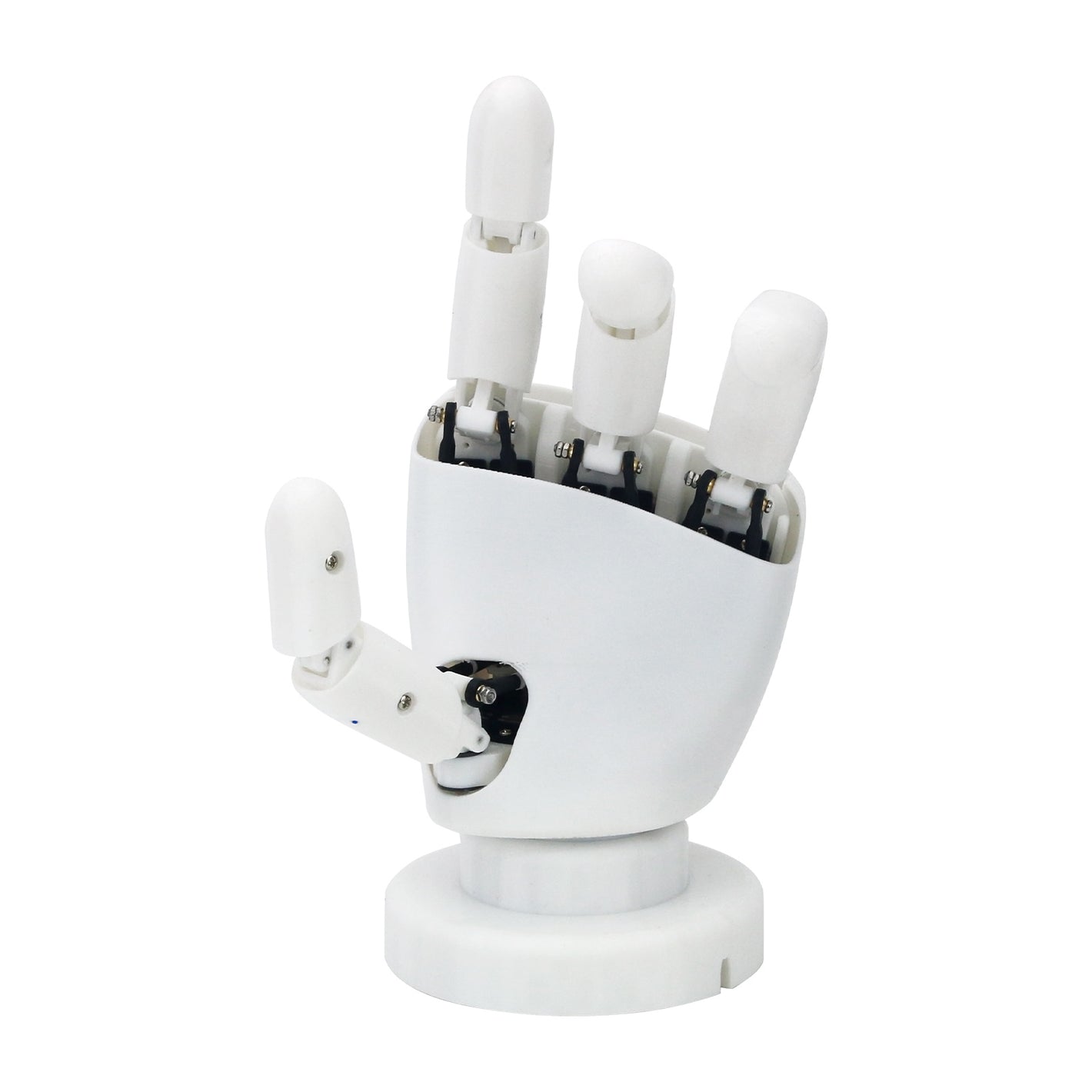 AmazingHand 8DOF 3D Printed Robotic Hand Open-Source Mechanical Hand (Left-Handed, PWM Motors)