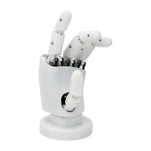 AmazingHand 8DOF 3D Printed Robotic Hand Open-Source Mechanical Hand (Left-Handed, PWM Motors)