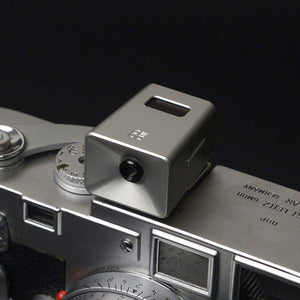 Silvery DOOMO Finger Meter Aluminum Alloy Camera Light Meter Reflective Metering with Top Screen