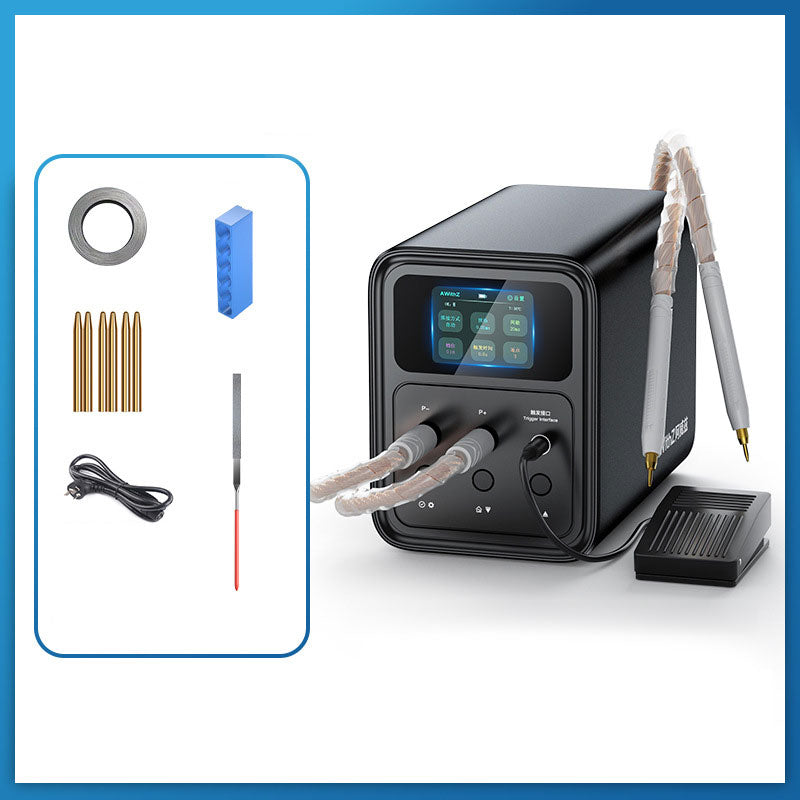 P120D Super Farad Capacitor 6590A 69.2KW High Power Portable Spot Welder Battery Spot Welding Machine (EU Standard)