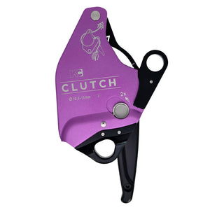 Purple KC Clutch Descender Unidirectional Brake Pulley High Altitude Work Rope Rescue Protection