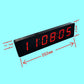 Red LED Version GPS/Beidou Satellite Timing 6-Bit 1.2-Inch Digital Clock Type-C USB5V with Time Memory Function