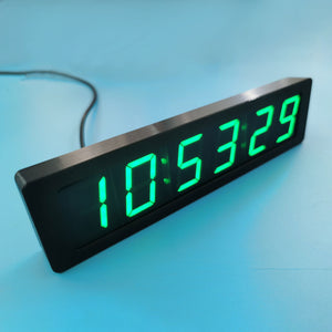 Green LED Version GPS/Beidou Satellite Timing 6-Bit 1.2-Inch Digital Clock Type-C USB5V with Time Memory Function