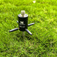 HamGeek ME02 Round Type Antenna Adapter Base M10 with M10 to 1/4 Female Adapter Support Tripod Mounting