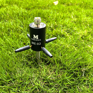 ME02 Round Type Antenna Adapter Base M10 with M10 to 1/4 Female Adapter Support Tripod Mounting