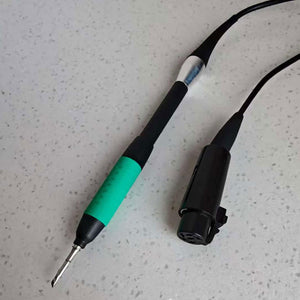 T115 Plastic + Stainless Steel Soldering Handle with Silicone Sheath for Soldering Station Compatible with C115 Soldering Tip