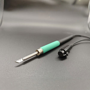 T12 Quick Mount Soldering Handle with Silicone Sheath for Soldering Station Compatible with T12 Soldering Tip