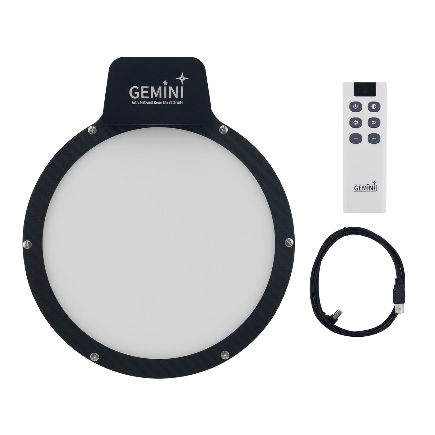 Gemini Black 150mm Aperture Astronomical Carbon Fiber Aviation Aluminum Flat Field Panel Compatible with ASCOM/NINA