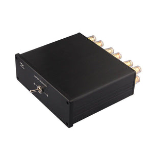 YYAUDIO Black 2-IN 1-OUT HiFi Power Amplifier Audio Switcher Multifunctional Lossless Speaker Selector