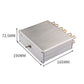 YYAUDIO Silvery 2-IN 1-OUT HiFi Power Amplifier Audio Switcher Multifunctional Lossless Speaker Selector