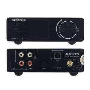 Semibreve DA10P Dual ES9039Q2M Stereo Audio Decoder DSD512 QCC3095 Bluetooth5.4 HiFi DAC (with USB Sub Card for XMOS316)