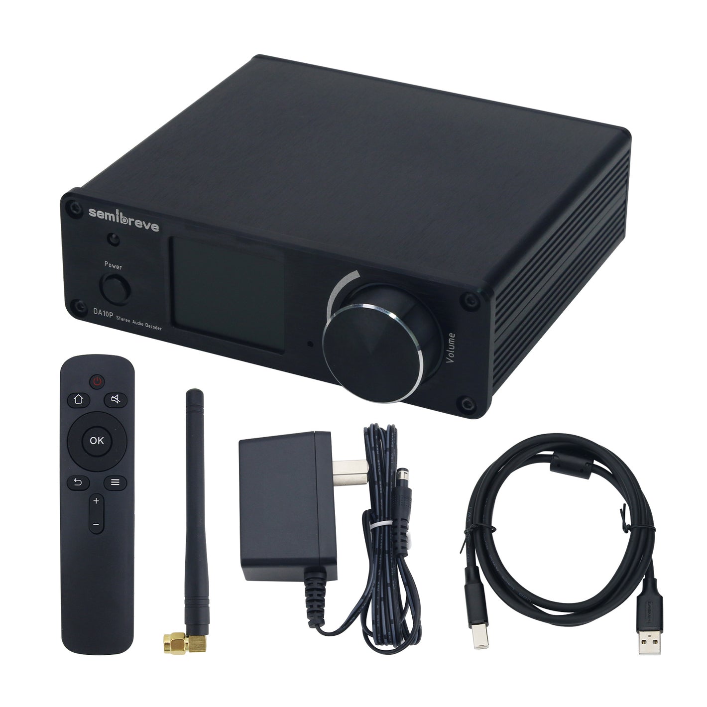 Semibreve DA10P Dual ES9039Q2M Stereo Audio Decoder DSD512 QCC3095 Bluetooth5.4 HiFi DAC (with USB Sub Card for XMOS316)
