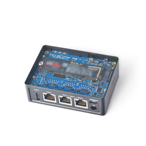 FriendlyElec NanoPi R5S LTS RK3568B2 4GB RAM 64GB EMMC Dual 2.5GHz Gigabit Open-source Development Board with CNC Metal Shell